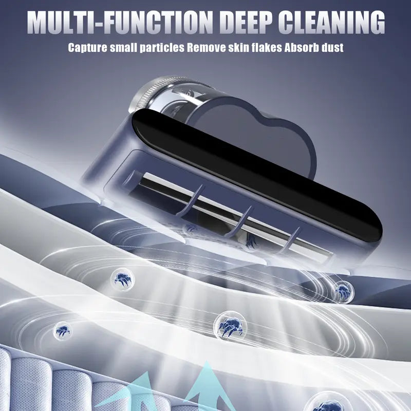 Powerful Mattress Vacuum Cleaner – 600W Suction, UV-C Light, Hot Air & HEPA, Deep Clean for Bed, Sofa & Carpet